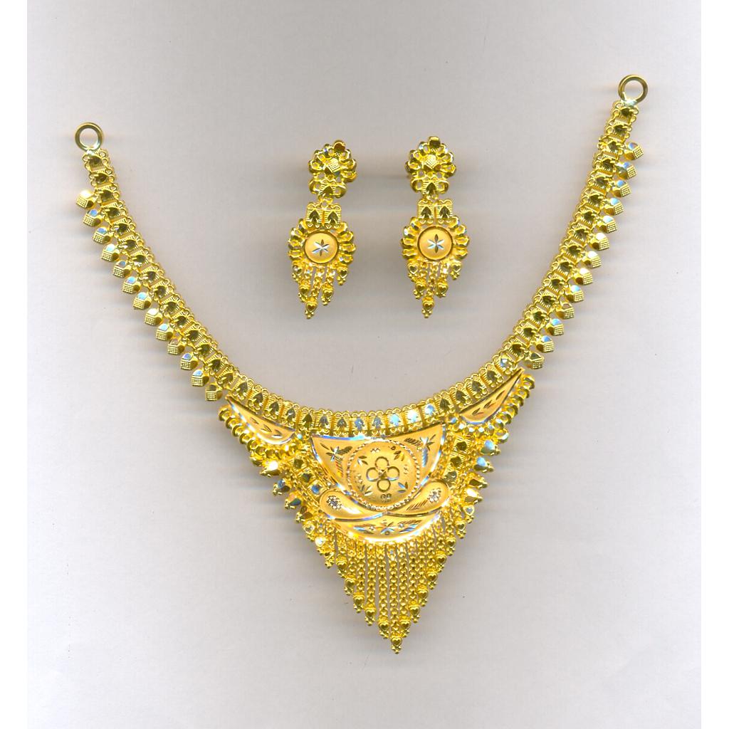 GOLD HALF SET ROUND PLAIN FANCY