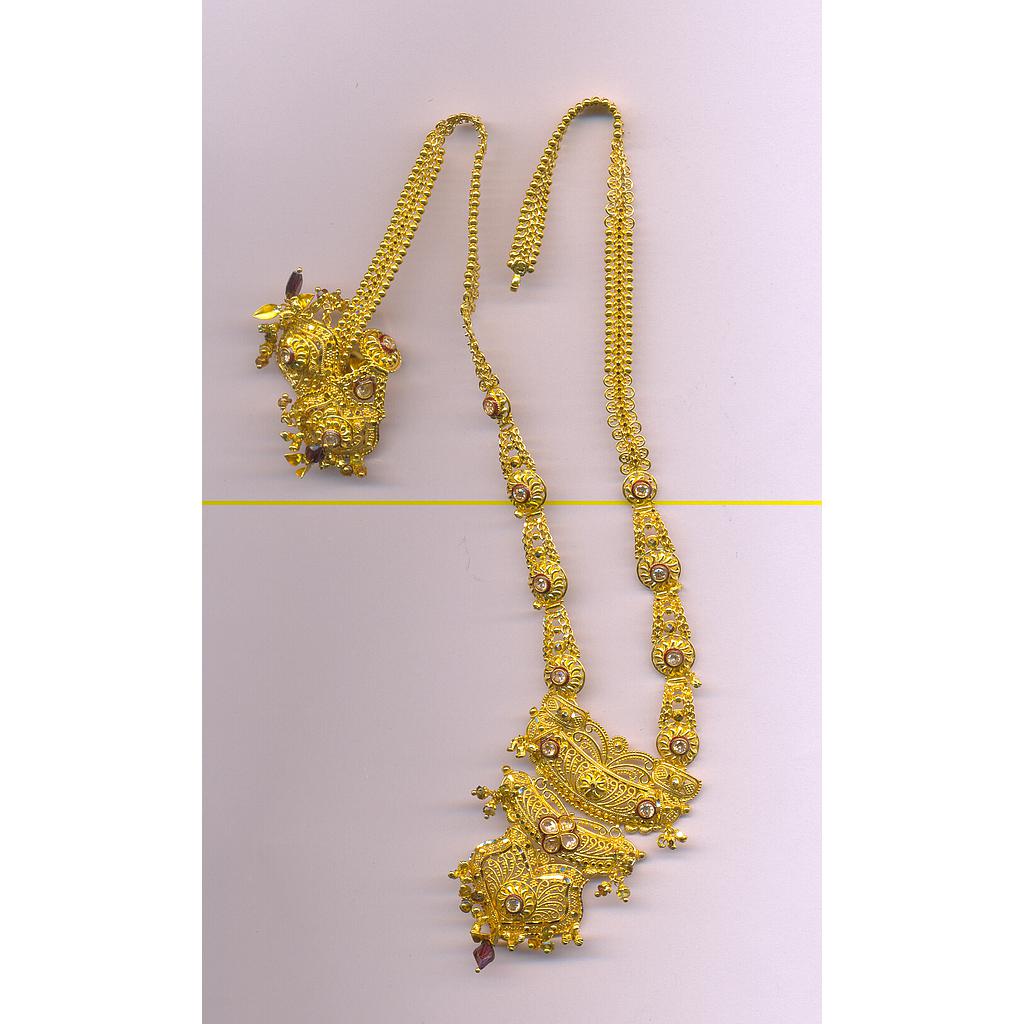 GOLD HALF SET ROUND PLAIN FANCY
