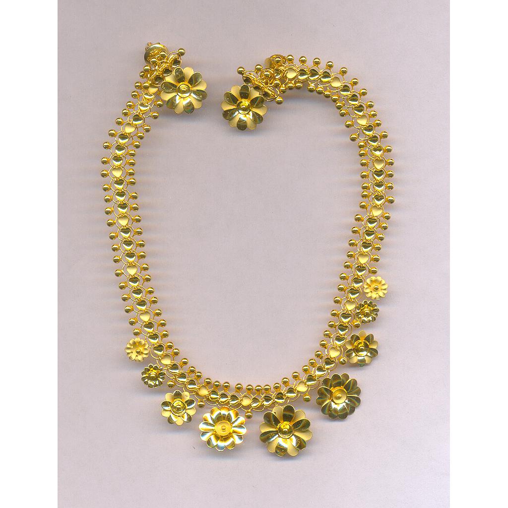 GOLD HALF SET ROUND PLAIN FANCY