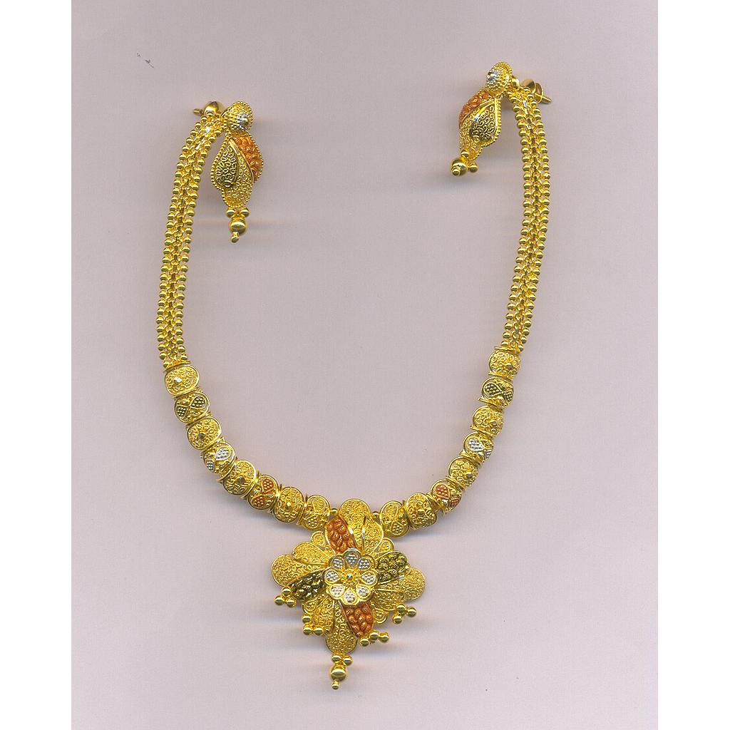 GOLD HALF SET ROUND PLAIN FANCY