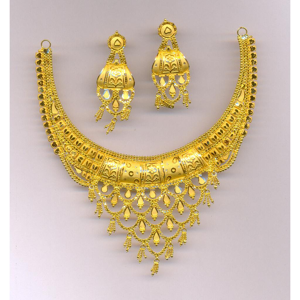 GOLD HALF SET ROUND PLAIN FANCY