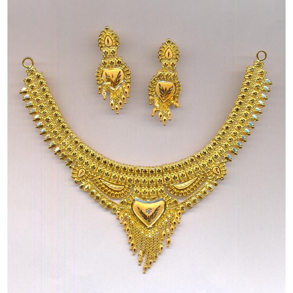 GOLD HALF SET ROUND PLAIN FANCY