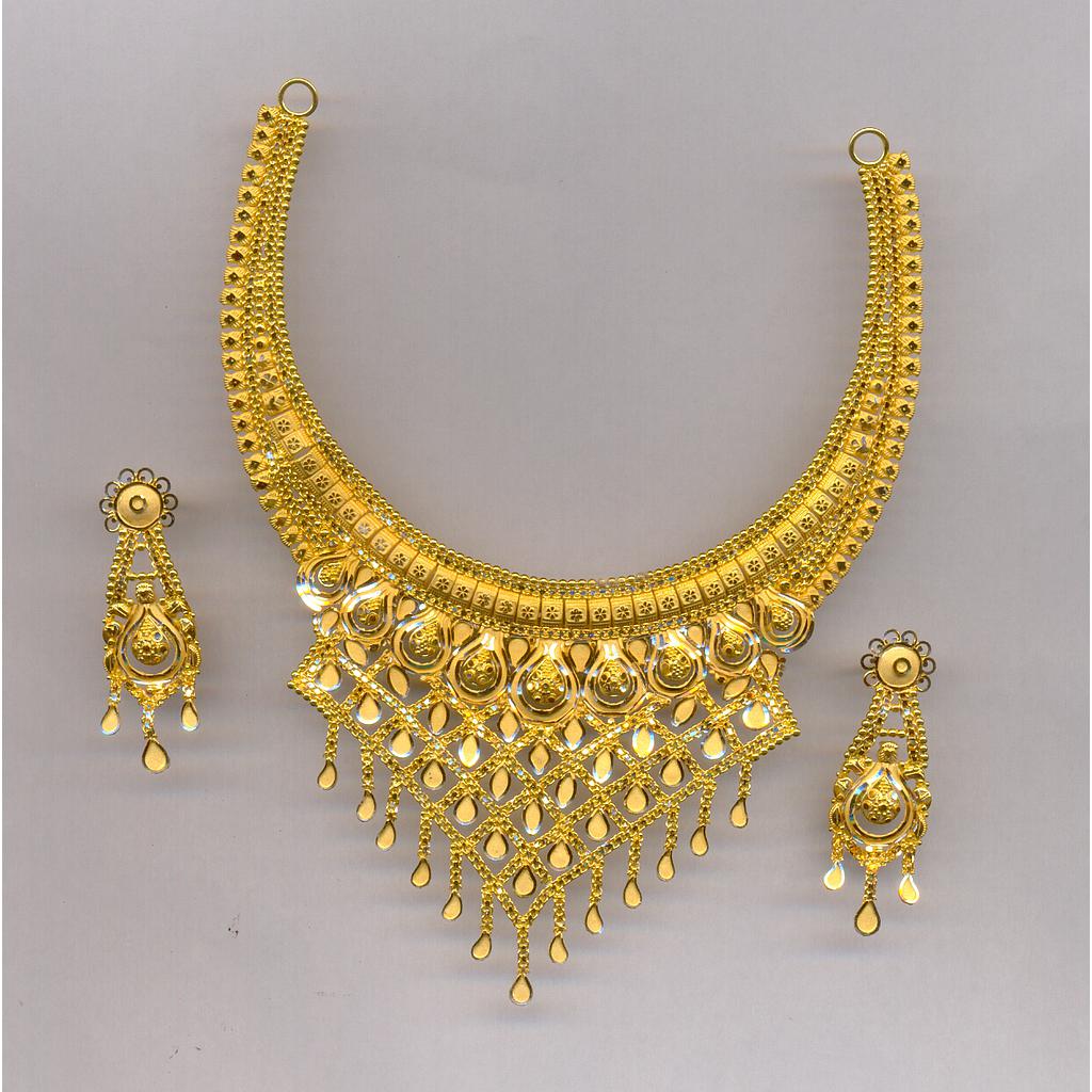 GOLD HALF SET ROUND PLAIN FANCY