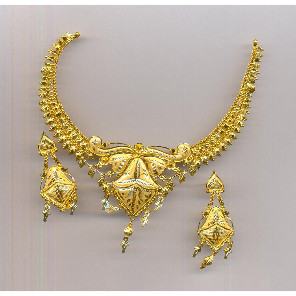 GOLD HALF SET ROUND PLAIN FANCY