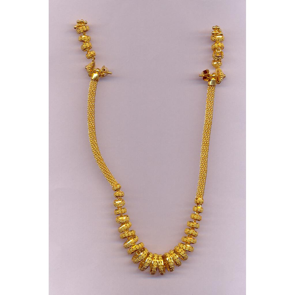 GOLD HALF SET ROUND PLAIN FANCY