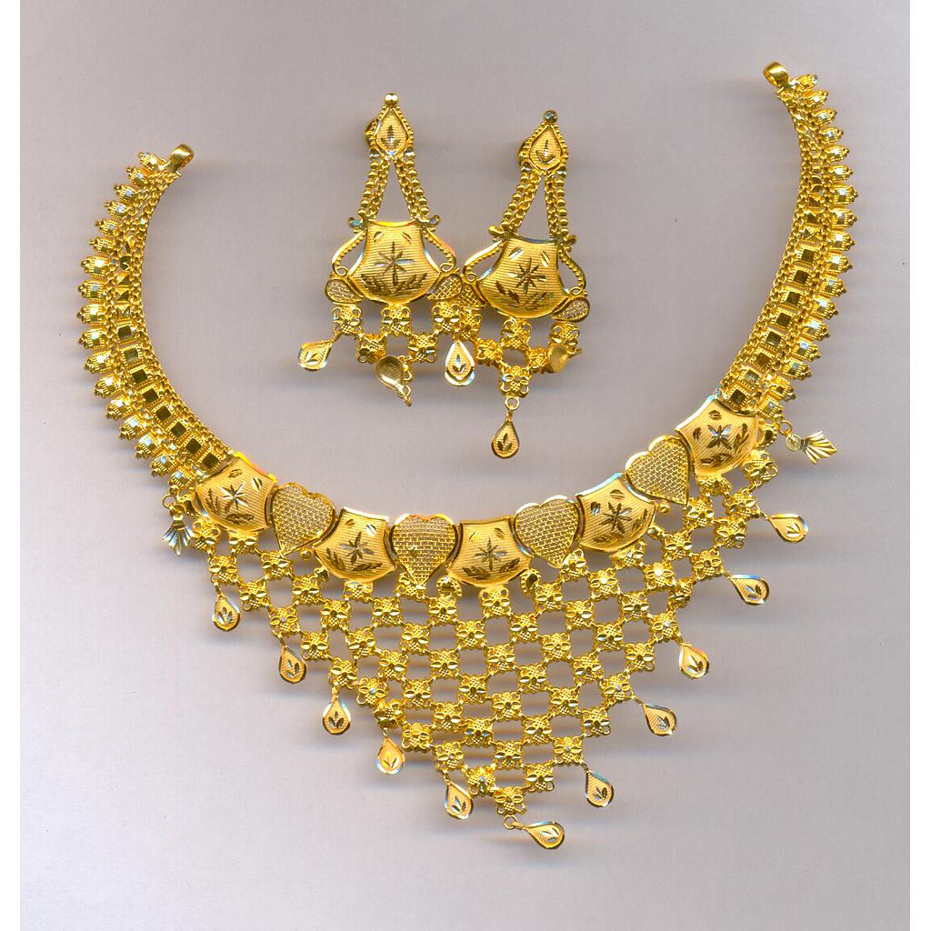 GOLD HALF SET ROUND PLAIN FANCY