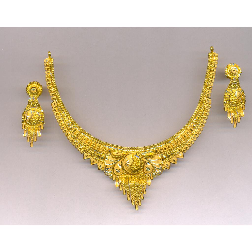GOLD HALF SET ROUND PLAIN FANCY