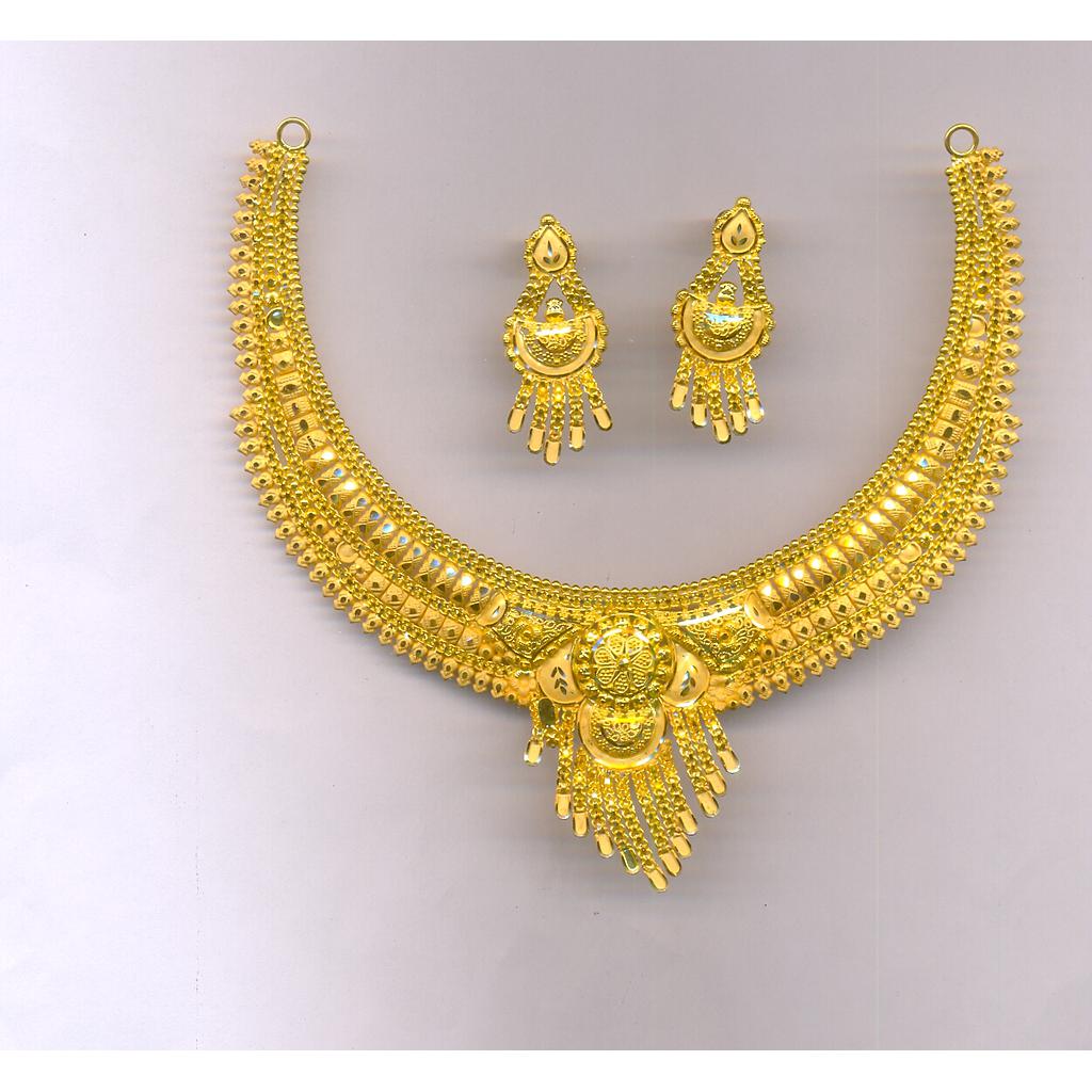 GOLD HALF SET ROUND PLAIN FANCY
