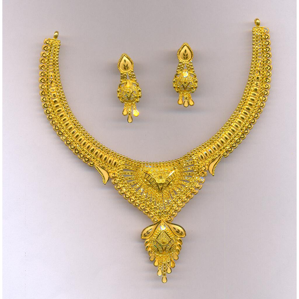 GOLD HALF SET ROUND PLAIN FANCY