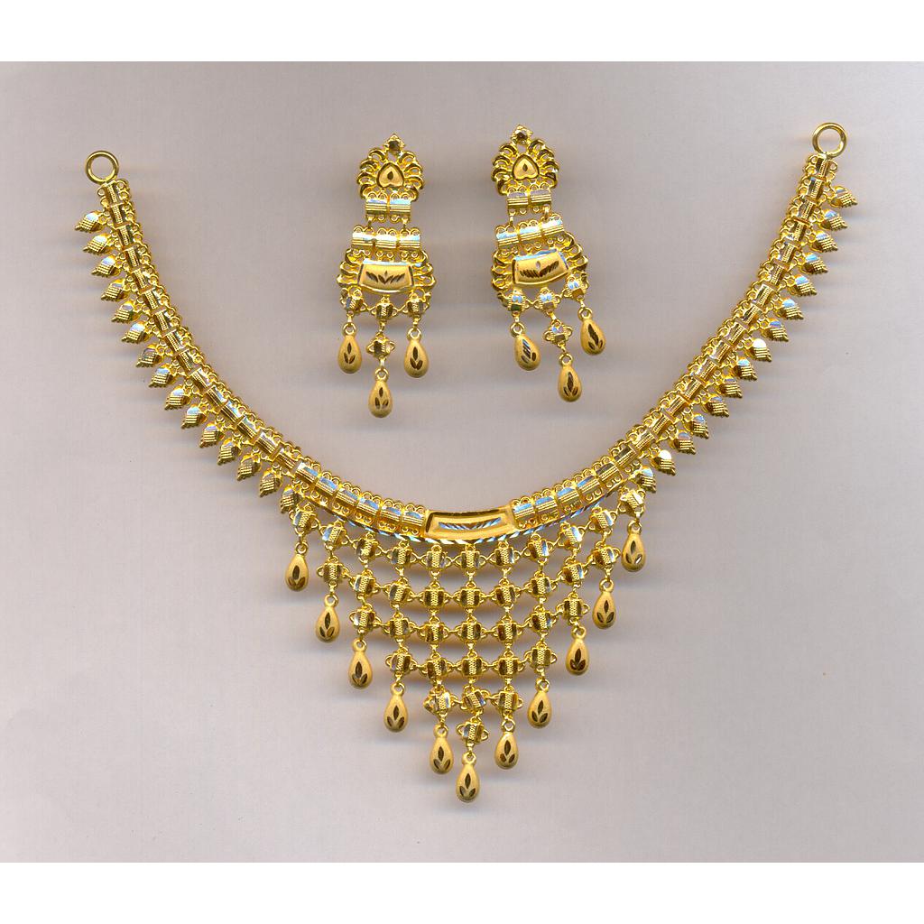GOLD HALF SET ROUND PLAIN FANCY