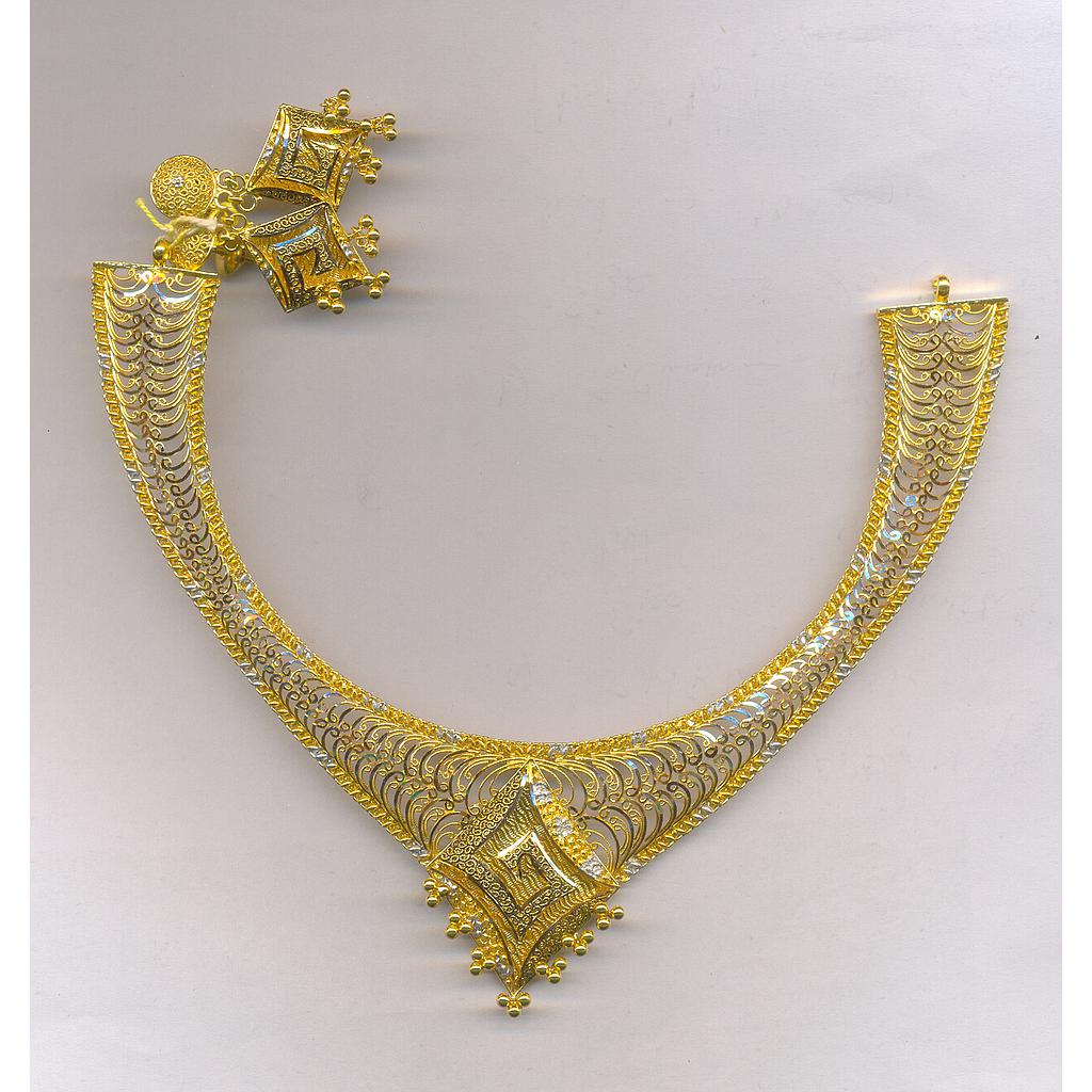 GOLD HALF SET ROUND PLAIN FANCY