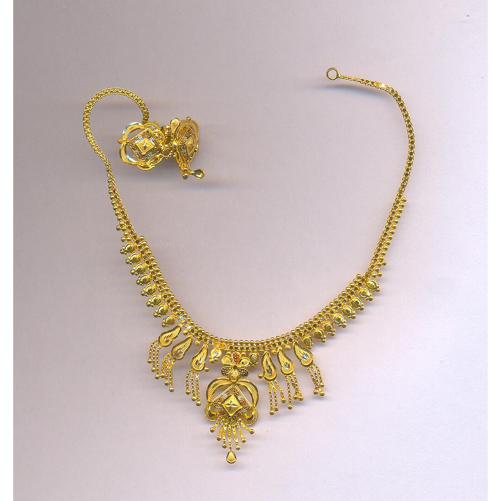 GOLD HALF SET ROUND PLAIN FANCY