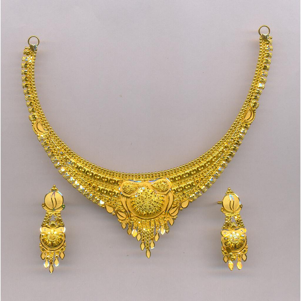 GOLD HALF SET ROUND PLAIN FANCY