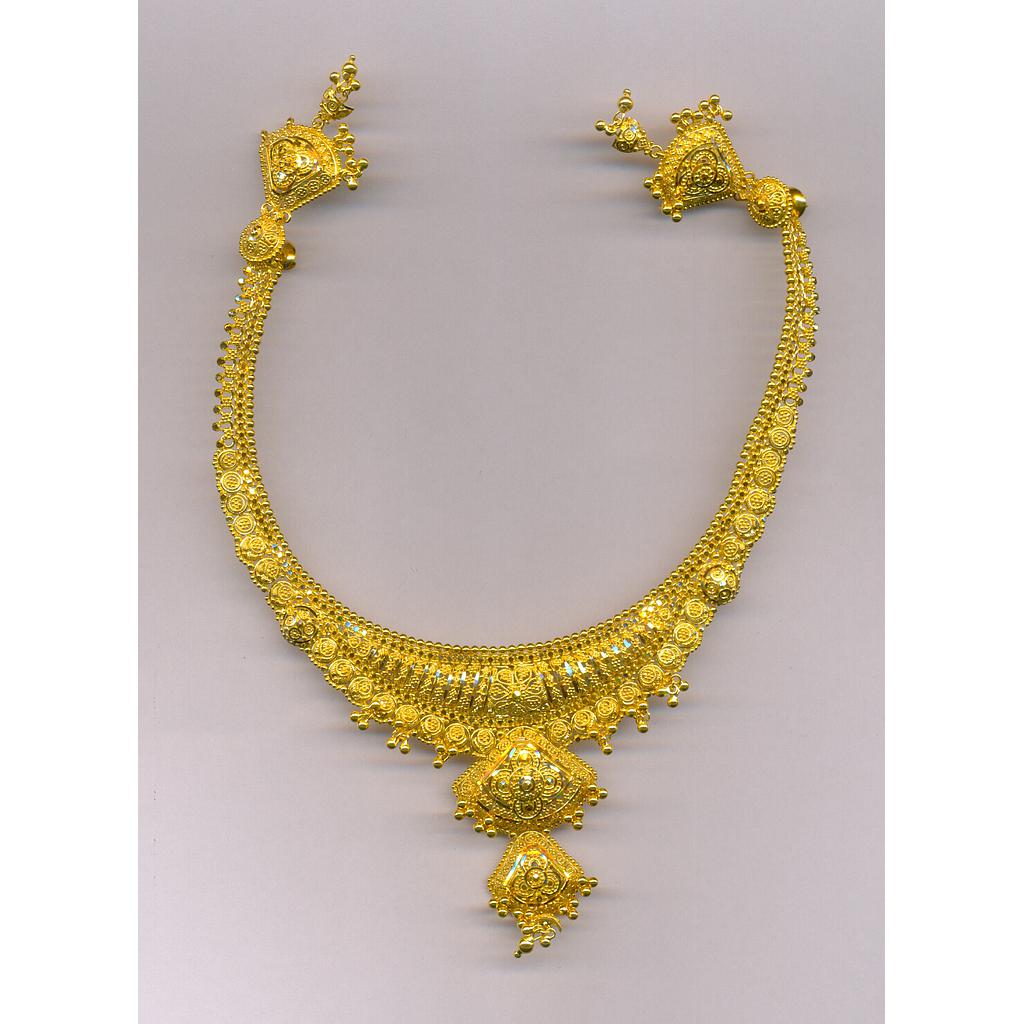 GOLD HALF SET ROUND PLAIN FANCY