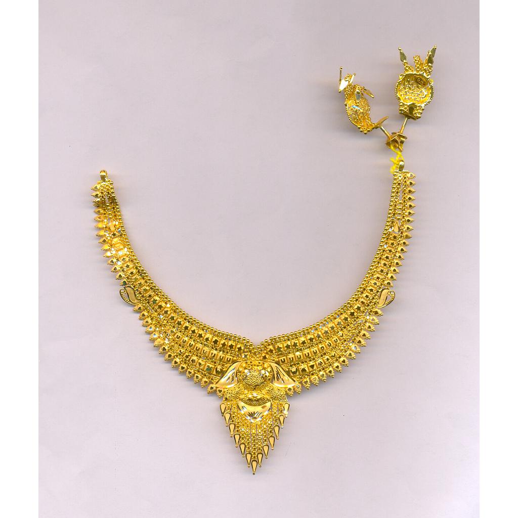 GOLD HALF SET ROUND PLAIN FANCY