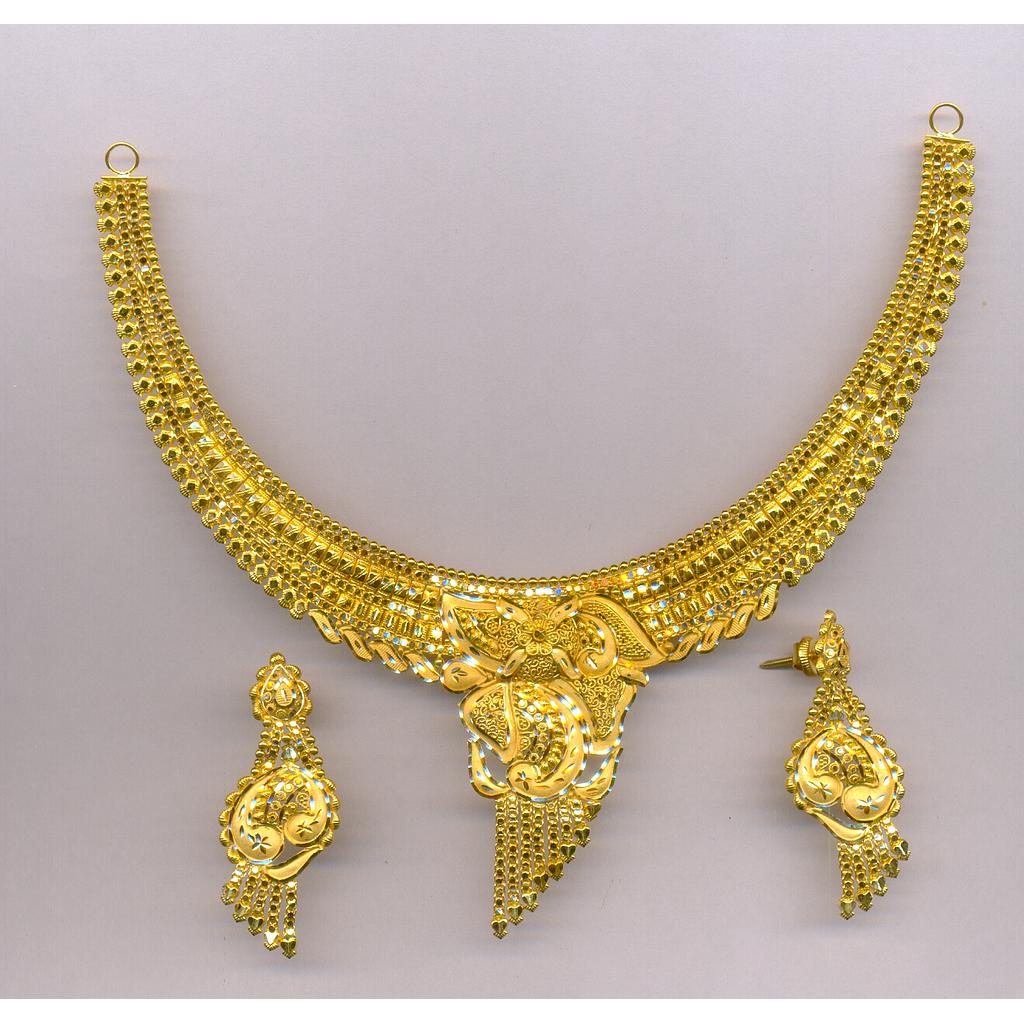 GOLD HALF SET ROUND PLAIN FANCY