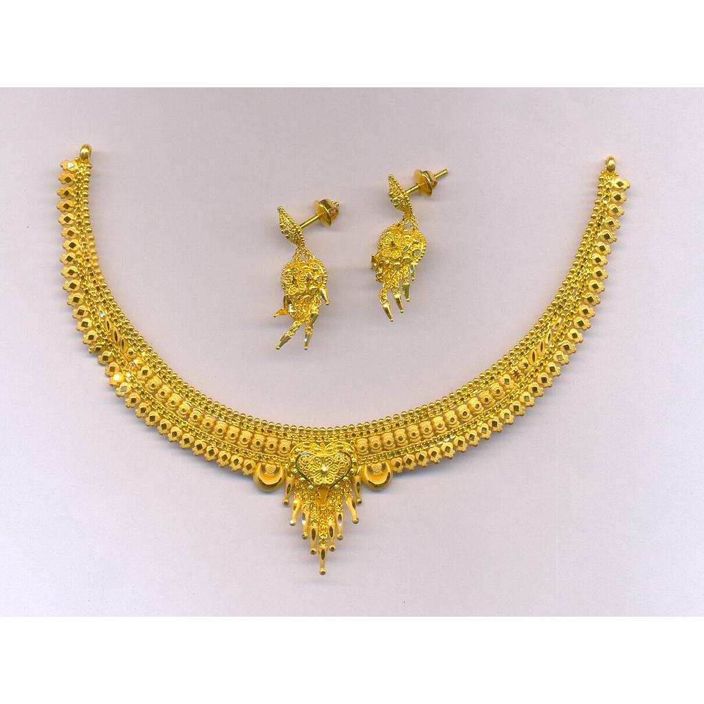 GOLD HALF SET ROUND PLAIN FANCY