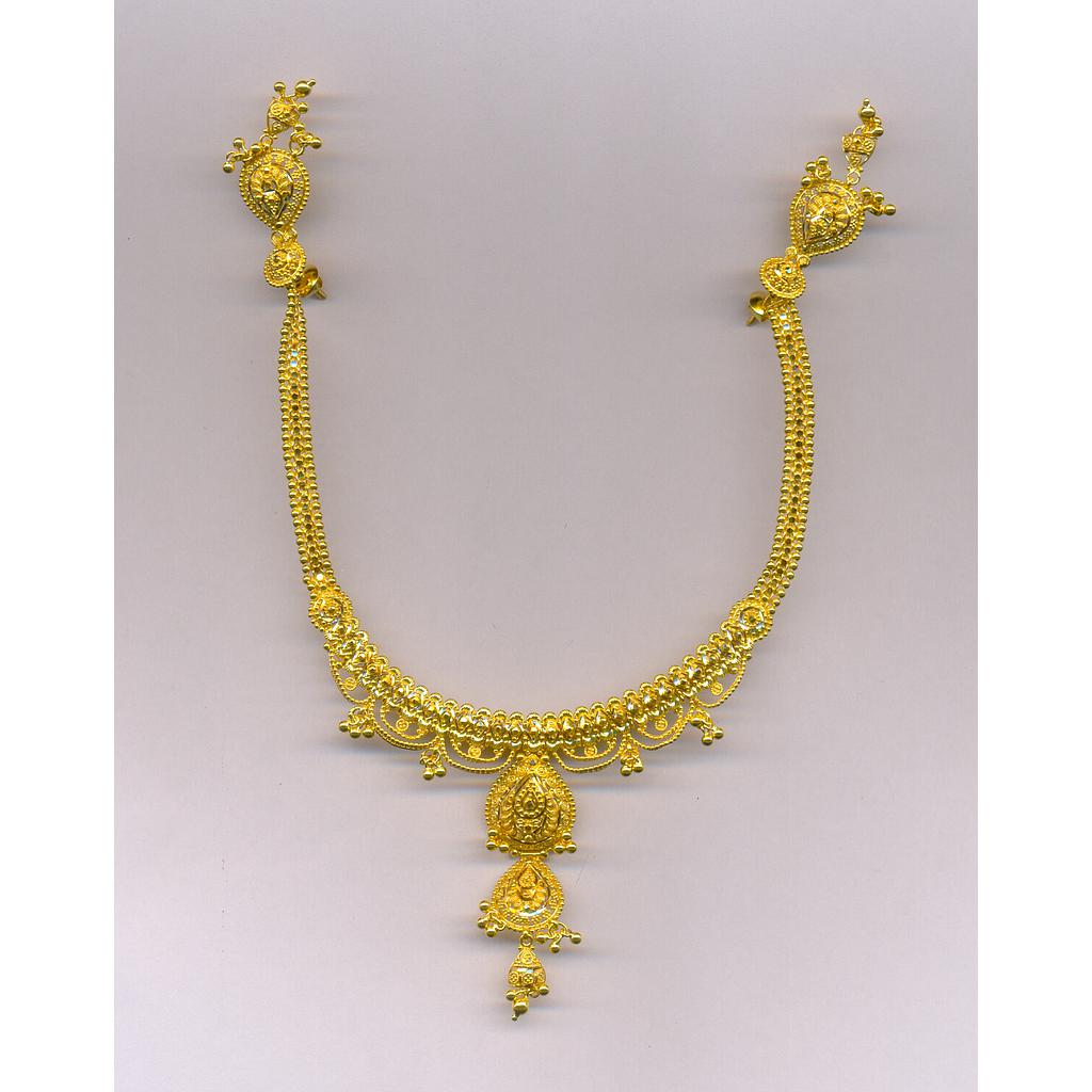 GOLD HALF SET ROUND PLAIN FANCY