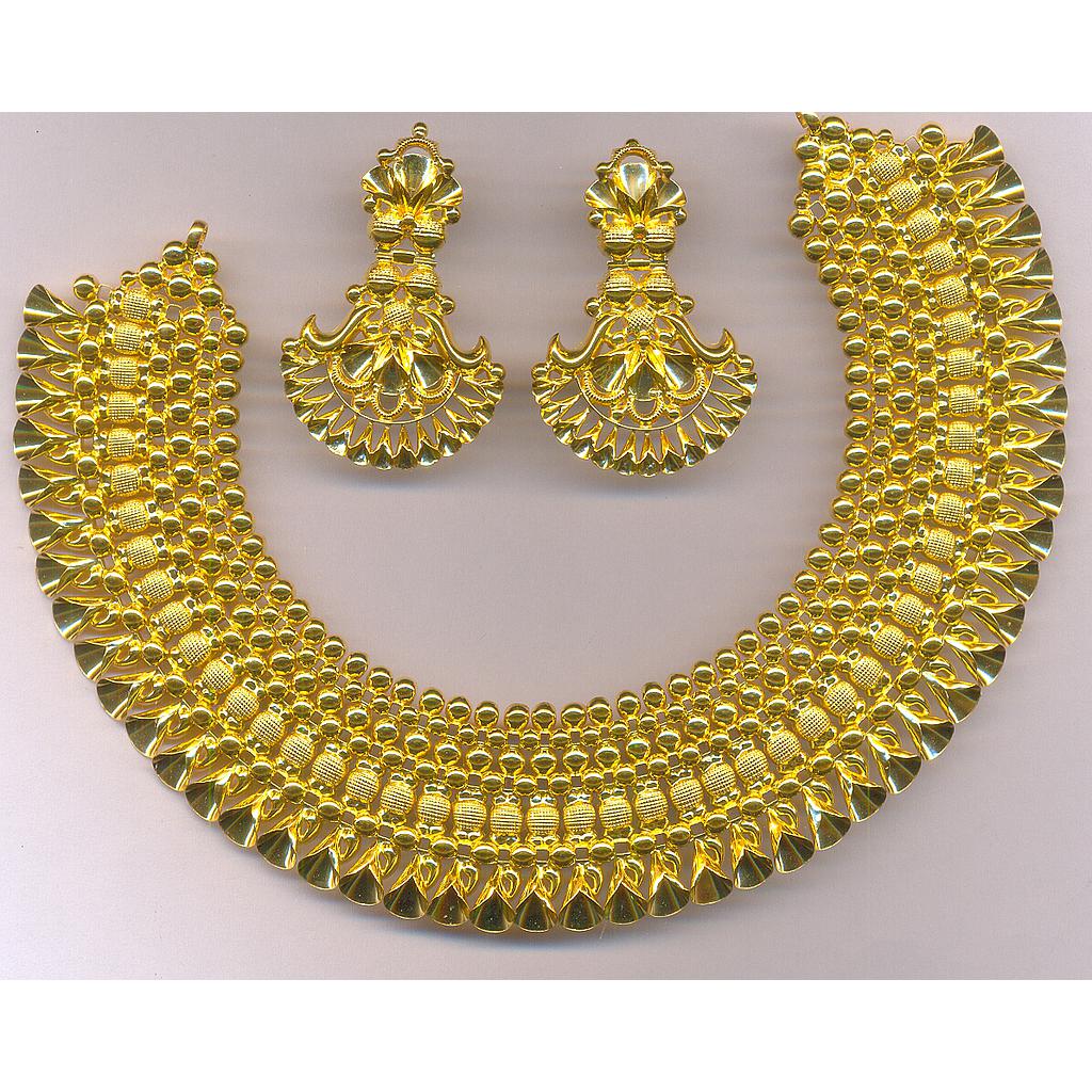 GOLD HALF SET ROUND PLAIN FANCY