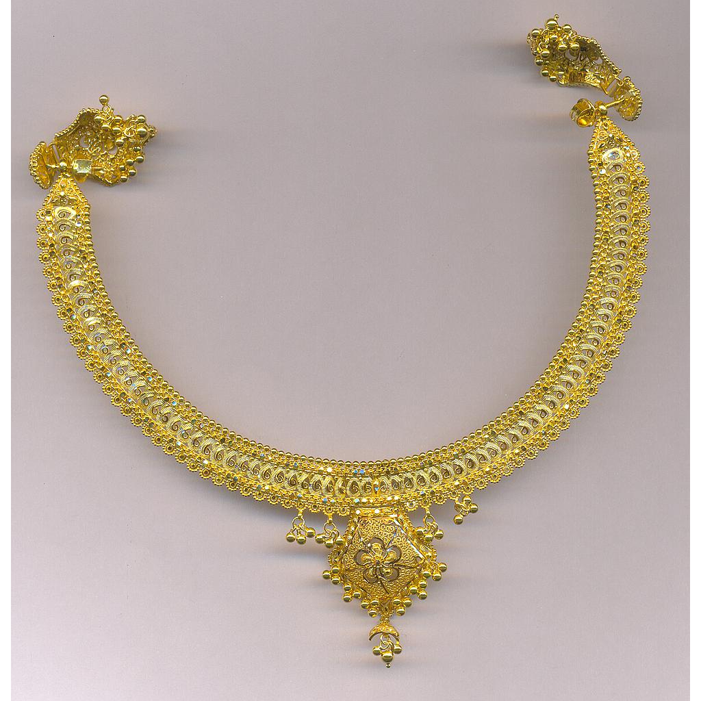 GOLD HALF SET ROUND PLAIN FANCY