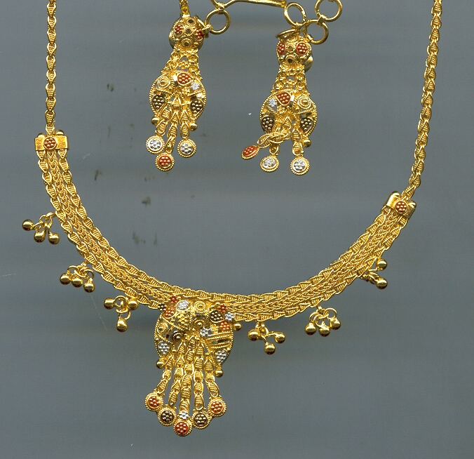 GOLD HALF SET ROUND PLAIN FANCY