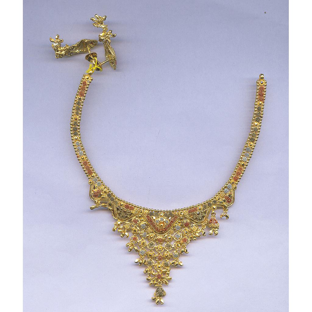 GOLD HALF SET ROUND PLAIN FANCY