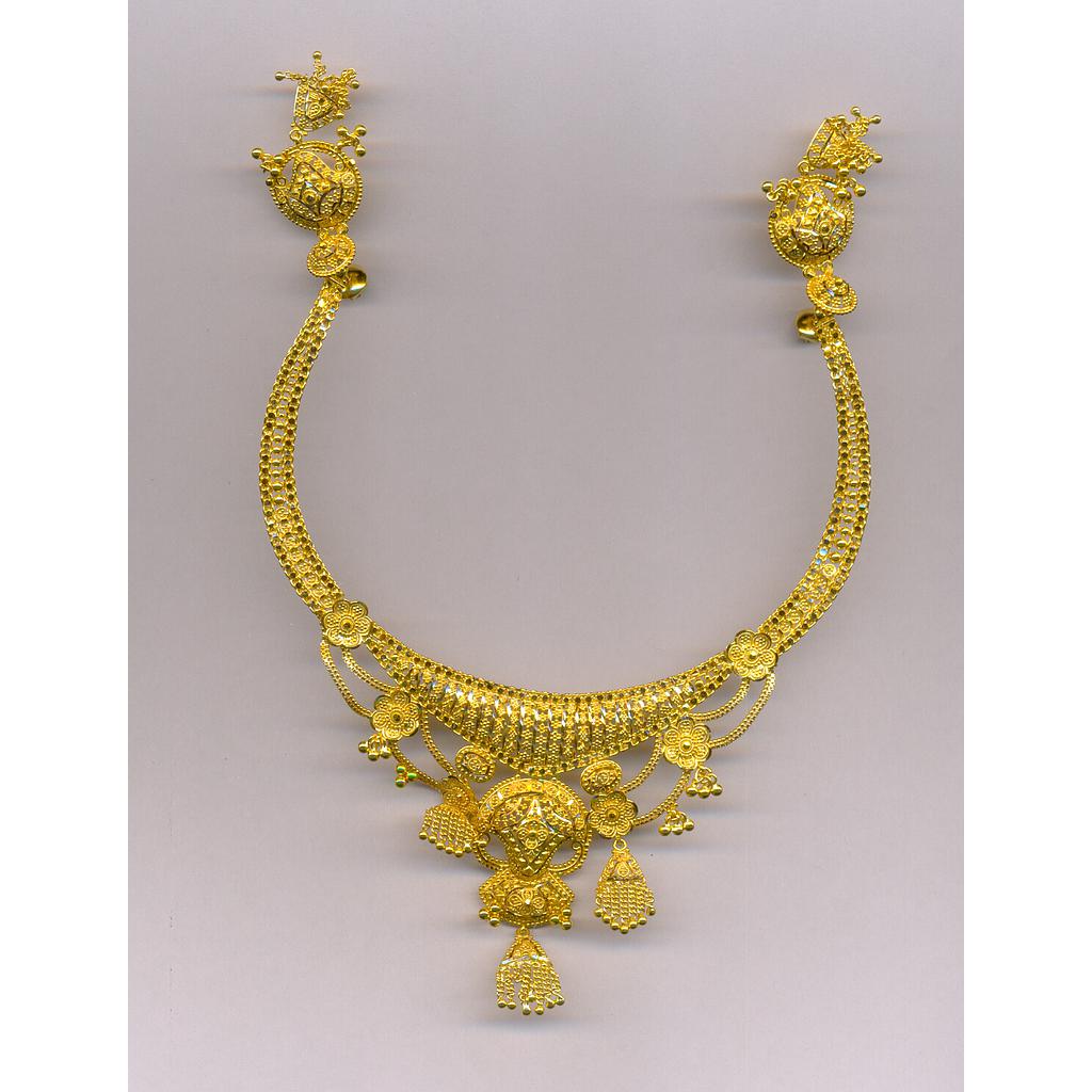 GOLD HALF SET ROUND PLAIN FANCY
