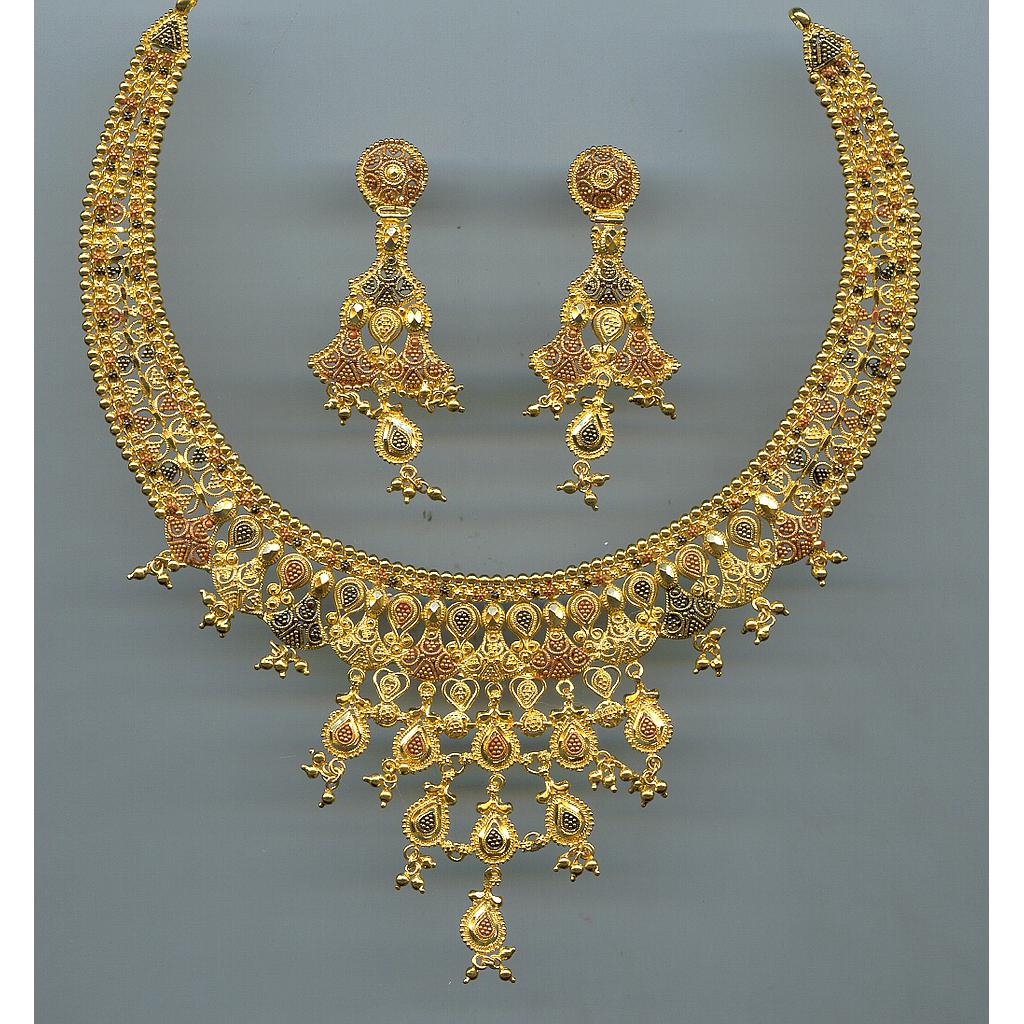 GOLD HALF SET ROUND PLAIN FANCY