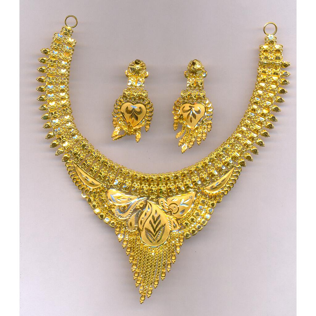 GOLD HALF SET ROUND PLAIN FANCY
