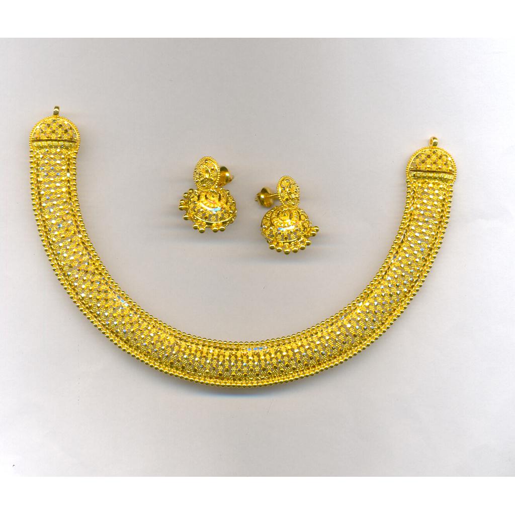 GOLD HALF SET ROUND PLAIN FANCY