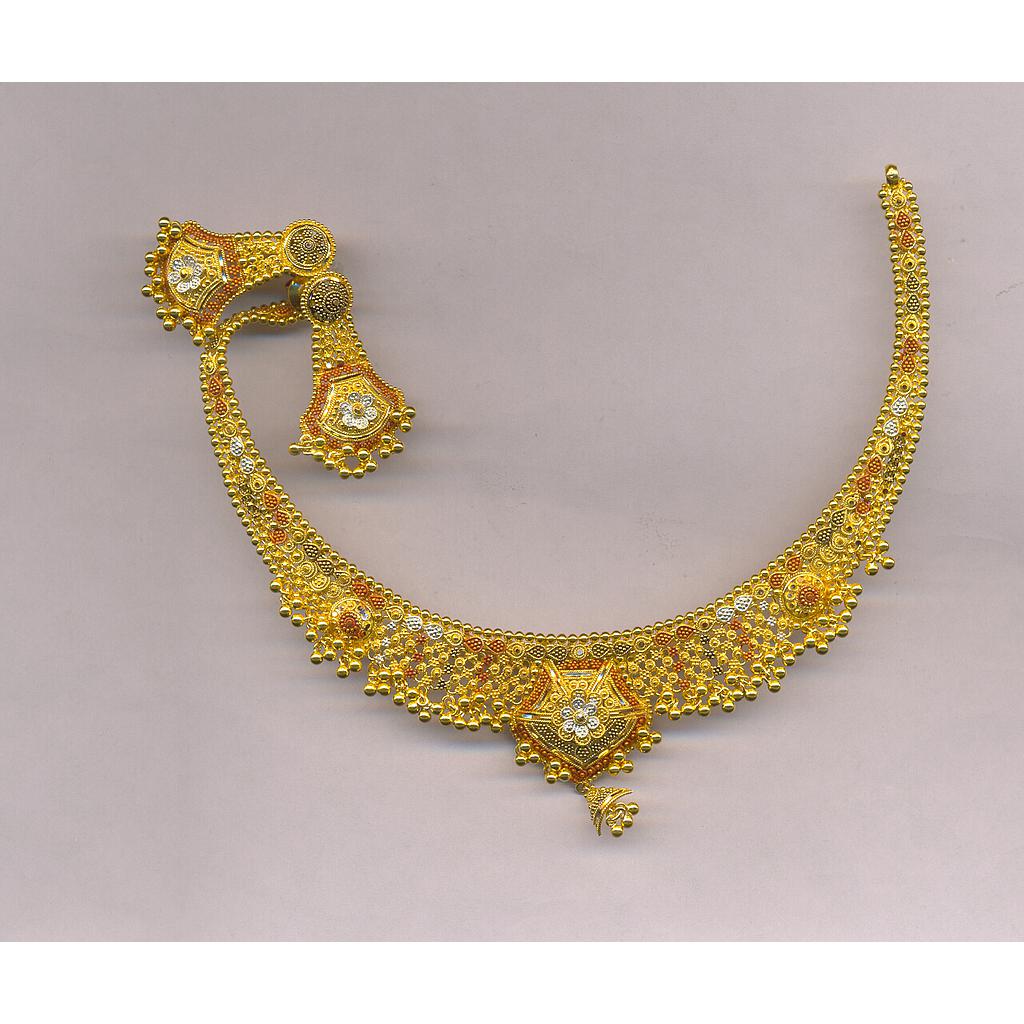 GOLD HALF SET ROUND PLAIN FANCY
