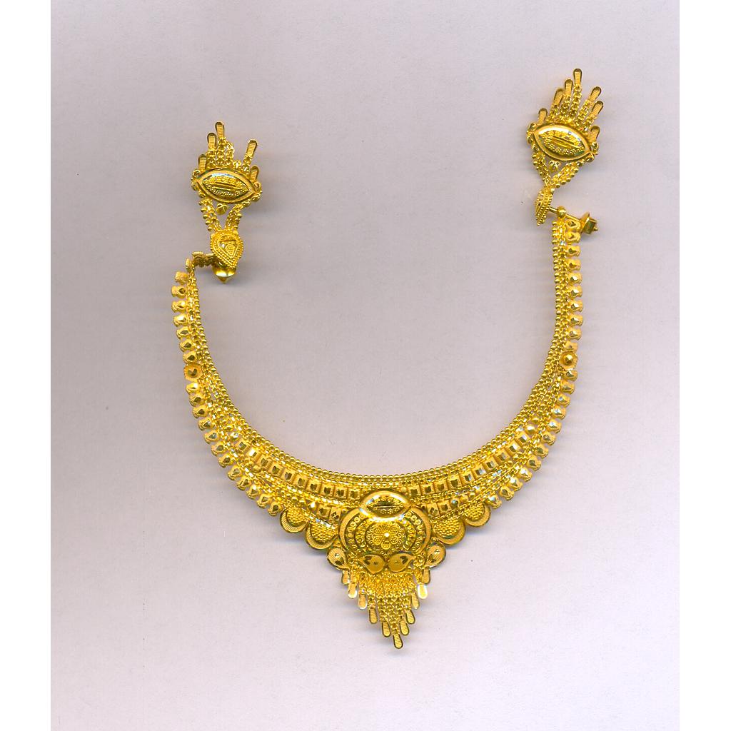 GOLD HALF SET ROUND PLAIN FANCY