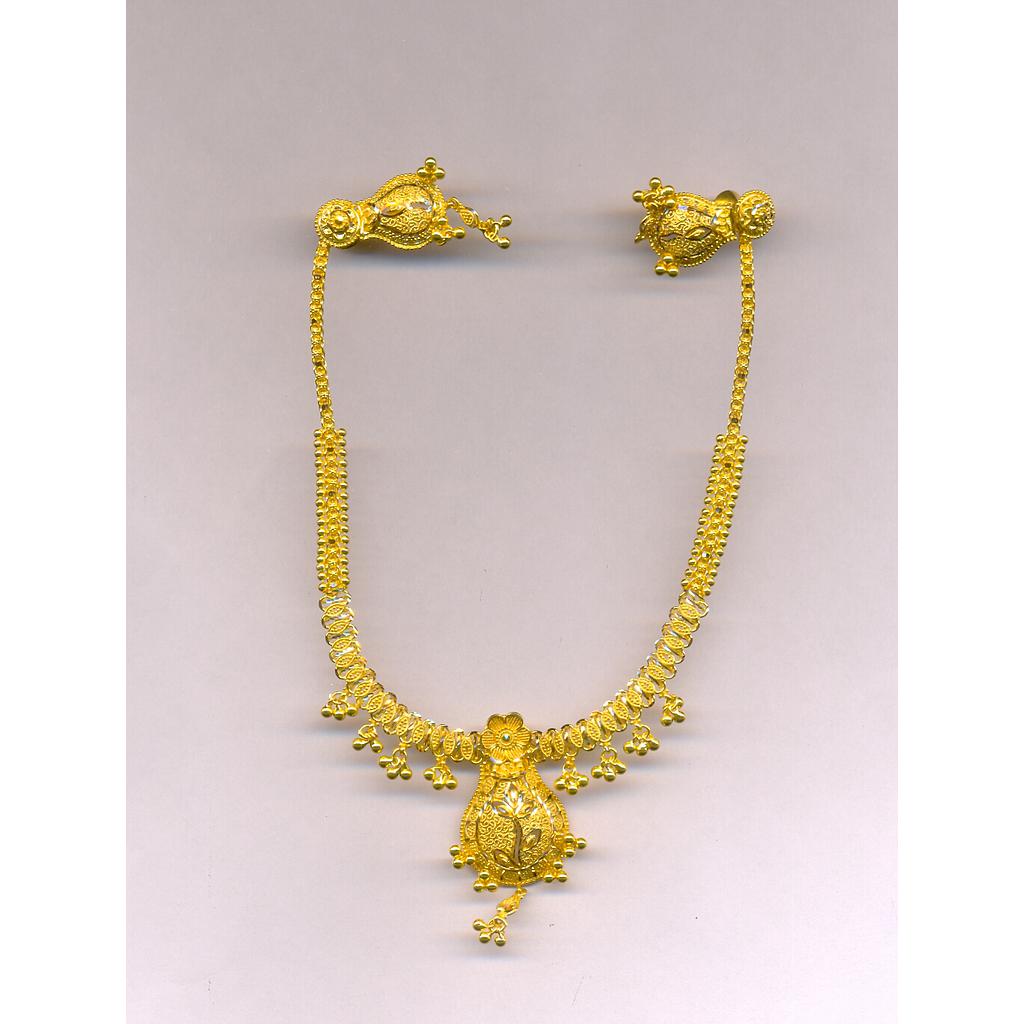 GOLD HALF SET ROUND PLAIN FANCY