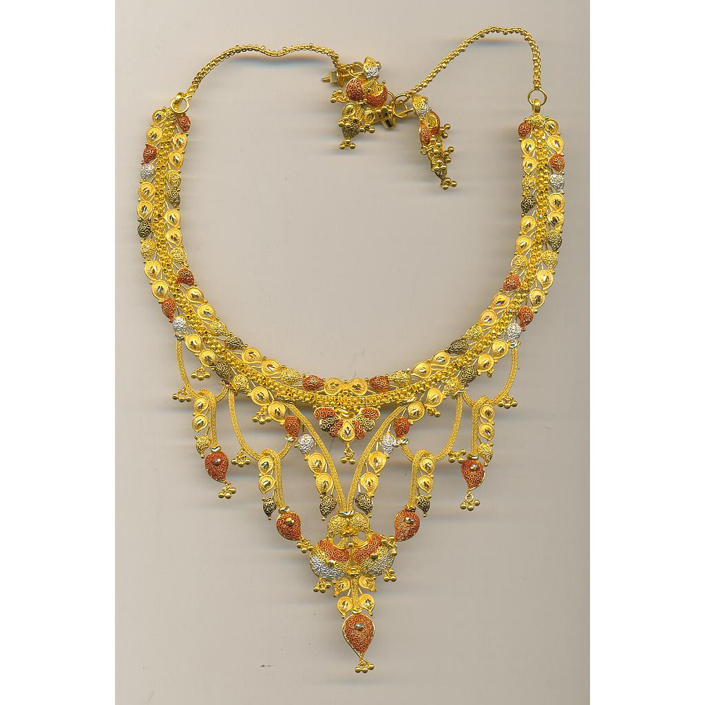 GOLD HALF SET ROUND PLAIN FANCY