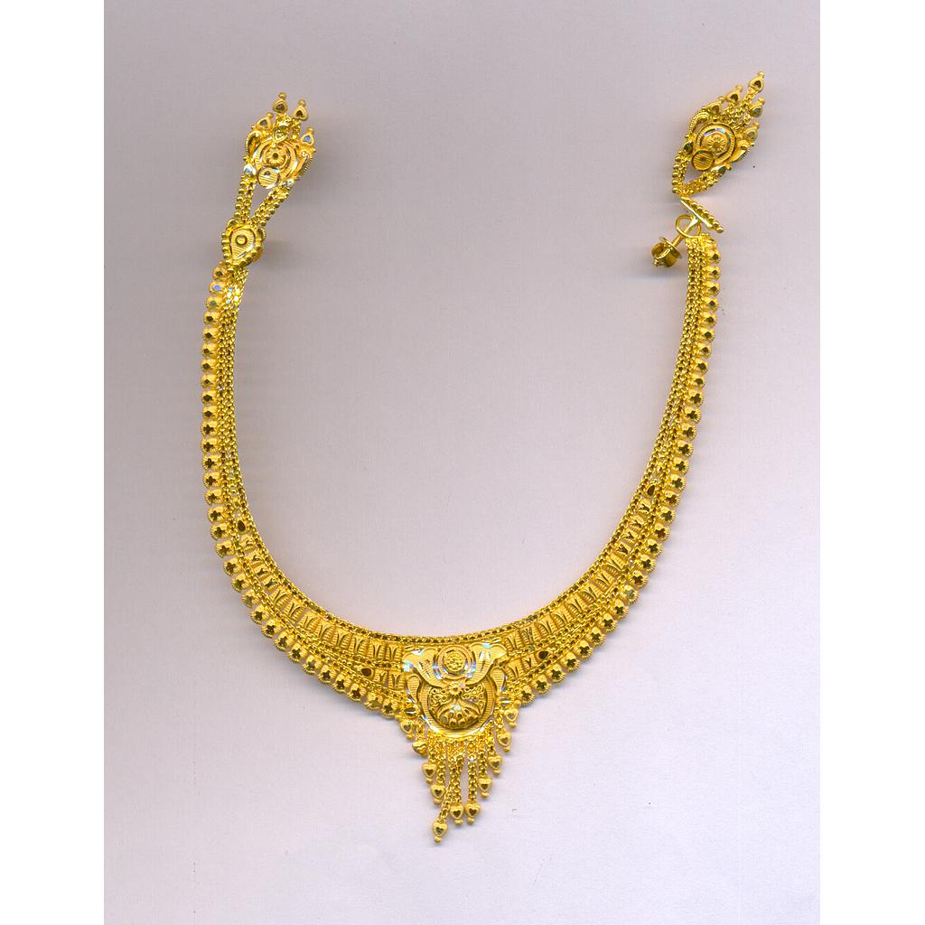 GOLD HALF SET ROUND PLAIN FANCY