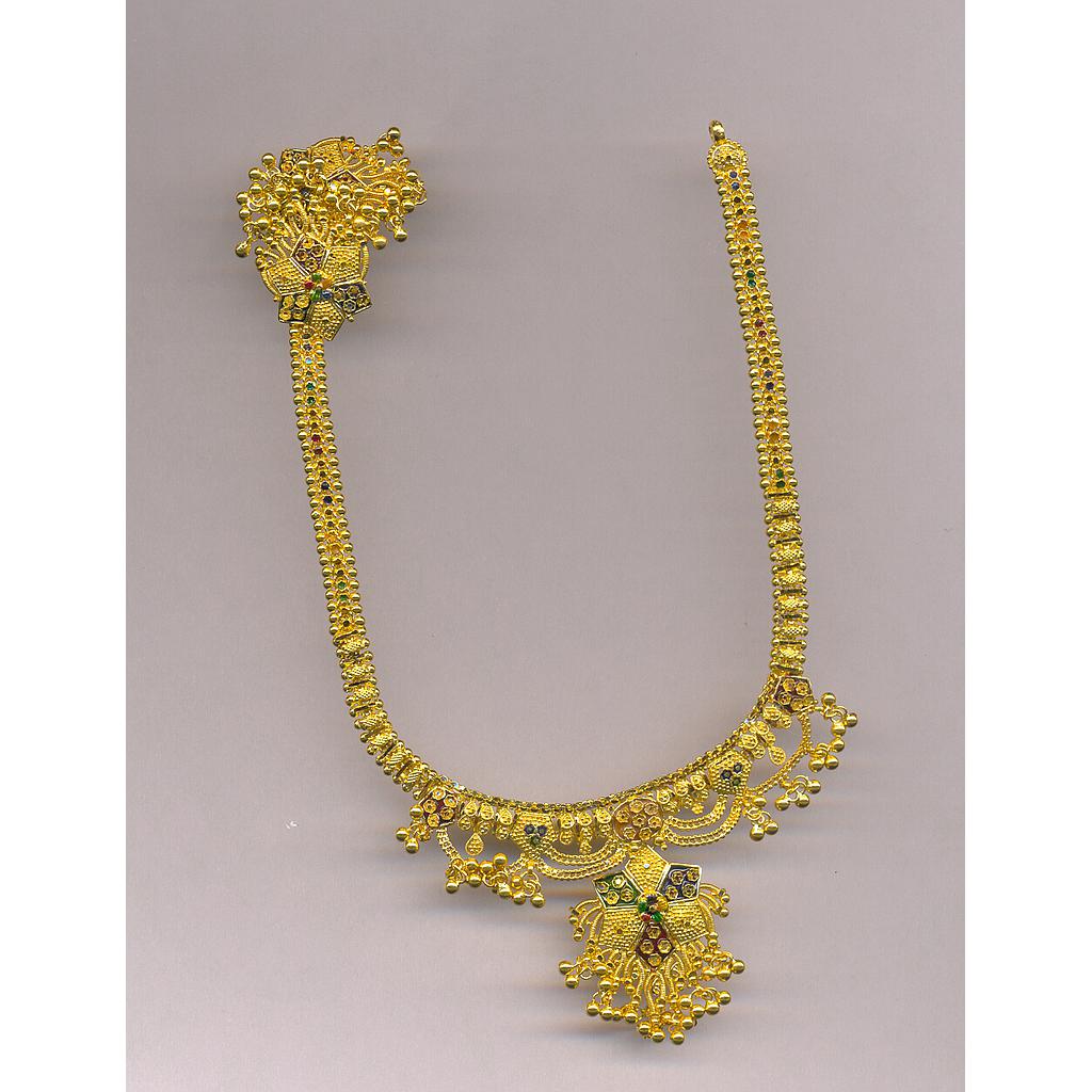 GOLD HALF SET ROUND PLAIN FANCY
