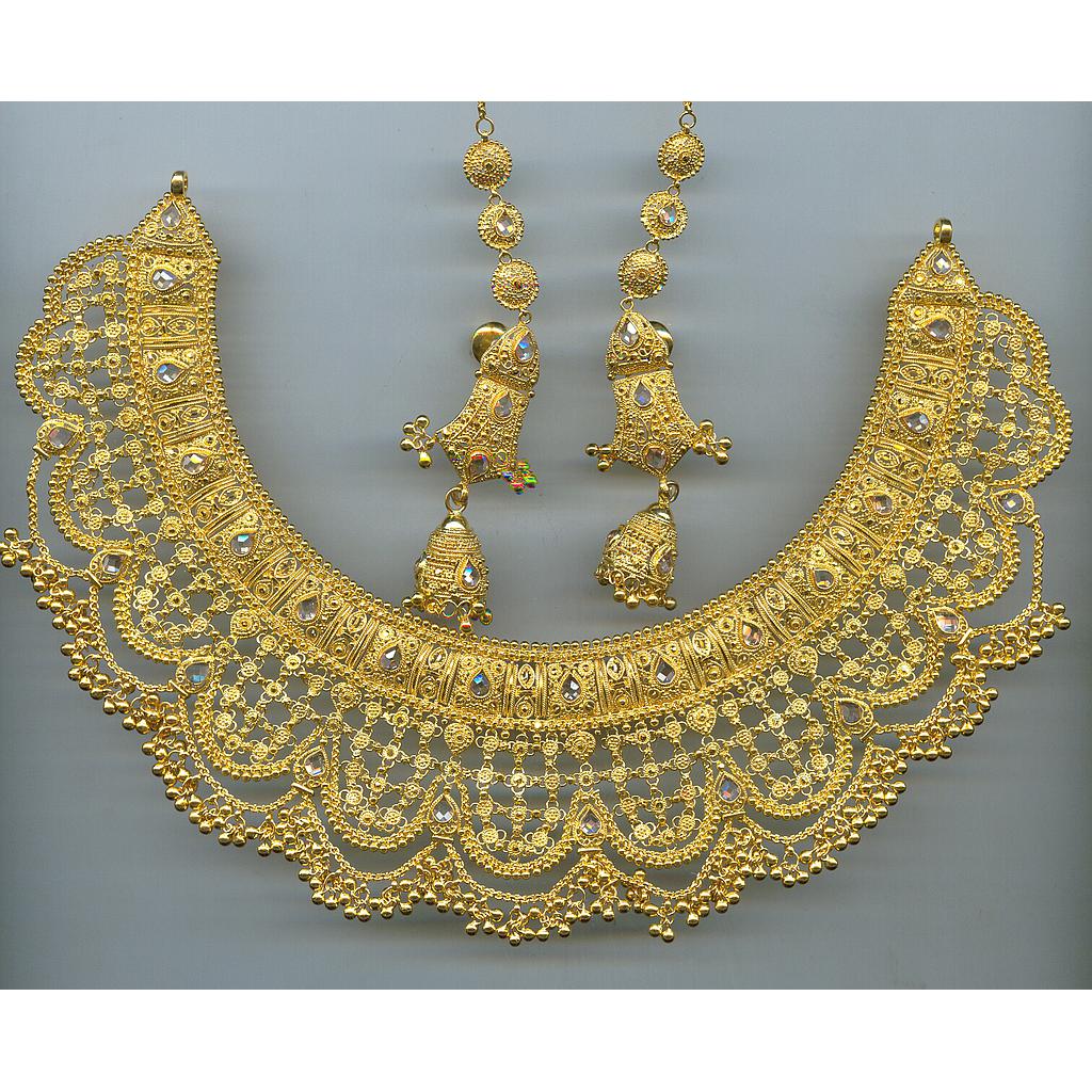 GOLD HALF SET ROUND PLAIN FANCY