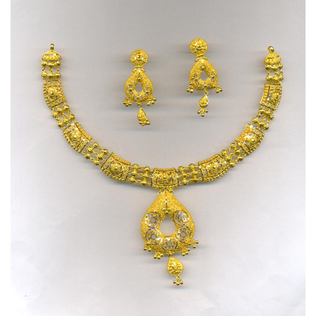 GOLD HALF SET ROUND PLAIN FANCY