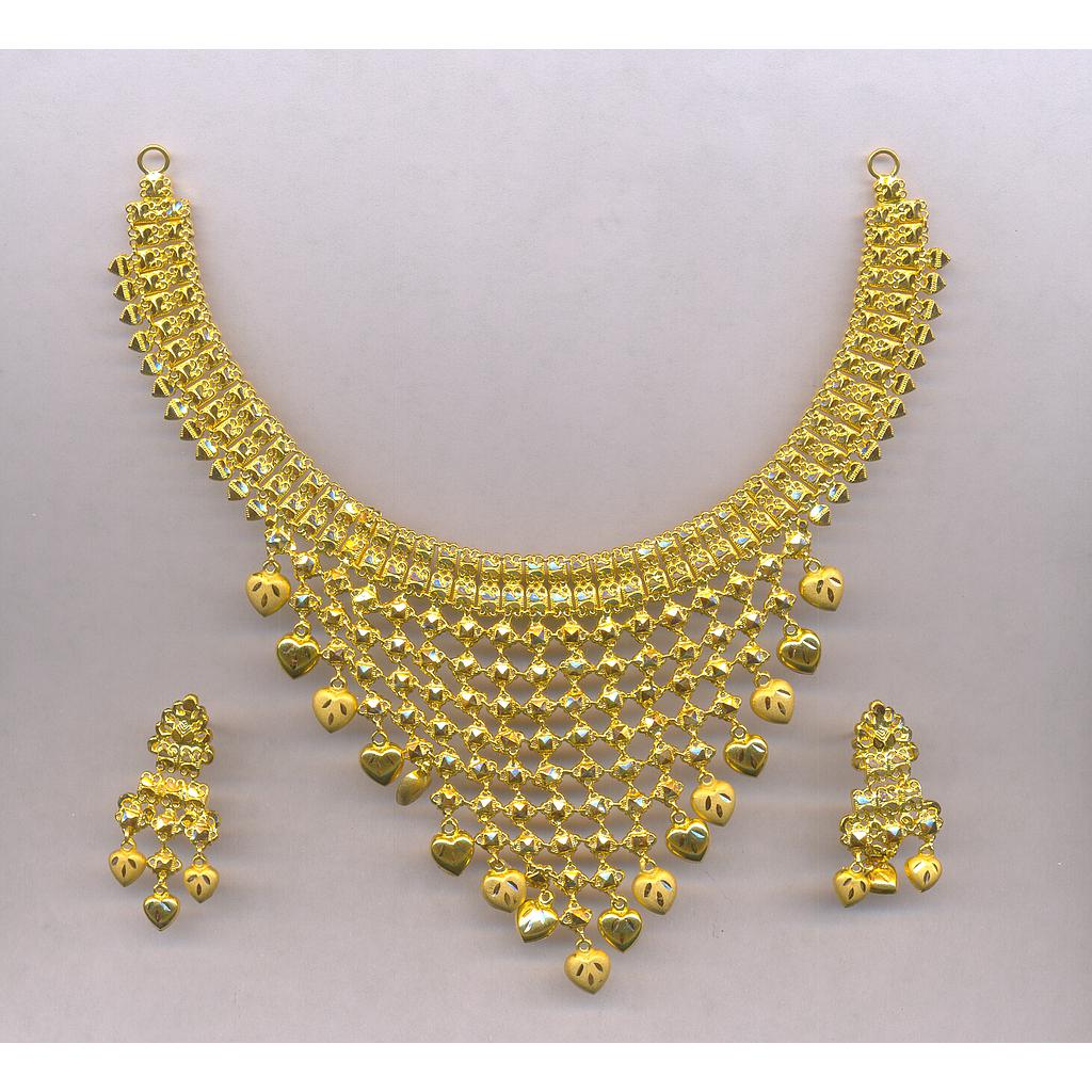 GOLD HALF SET ROUND PLAIN FANCY