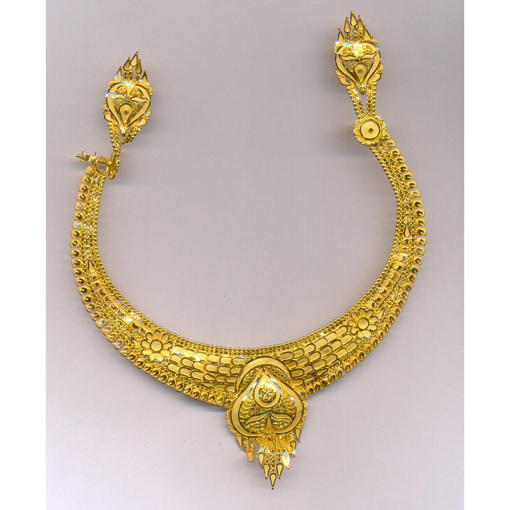 GOLD HALF SET ROUND PLAIN FANCY