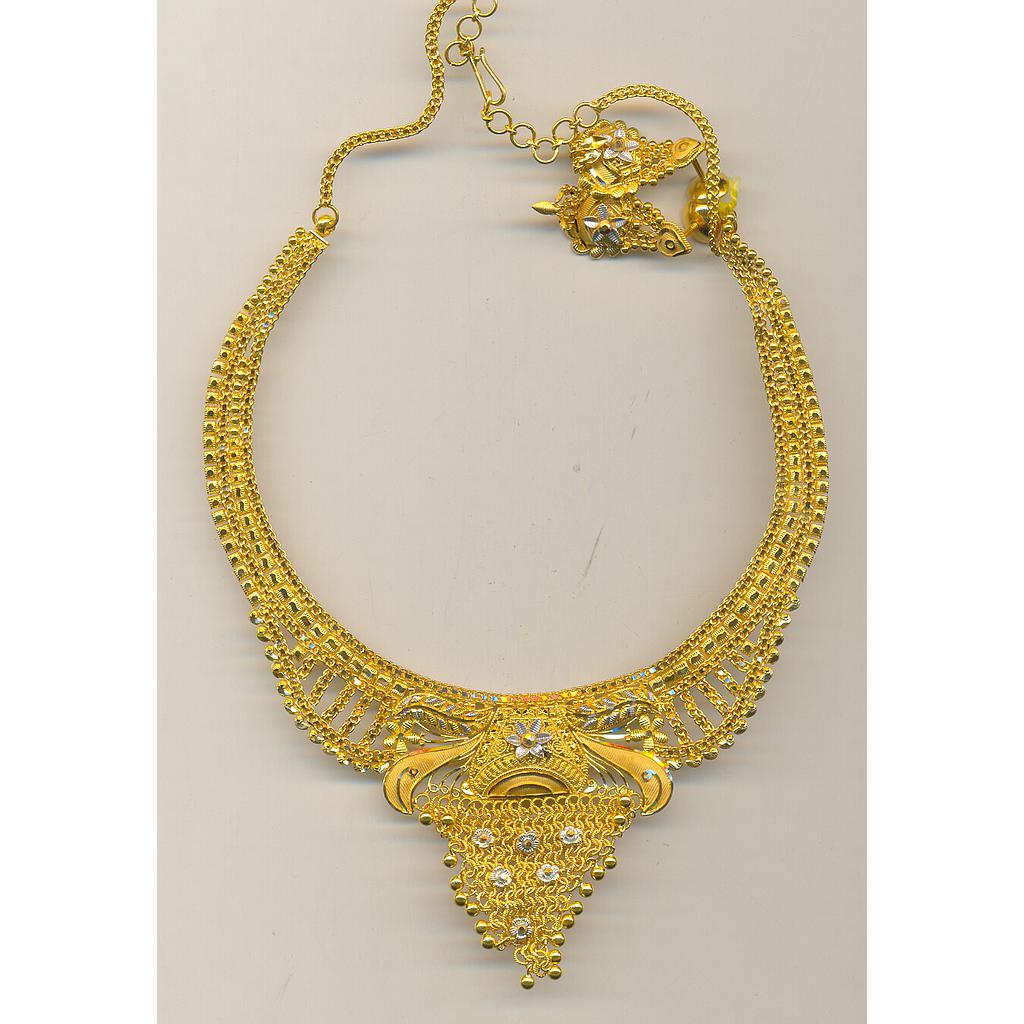 GOLD HALF SET ROUND PLAIN FANCY