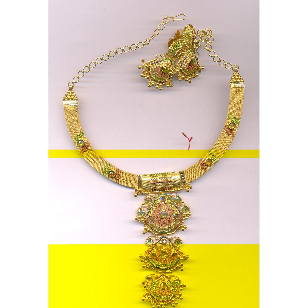 GOLD HALF SET ROUND PLAIN FANCY