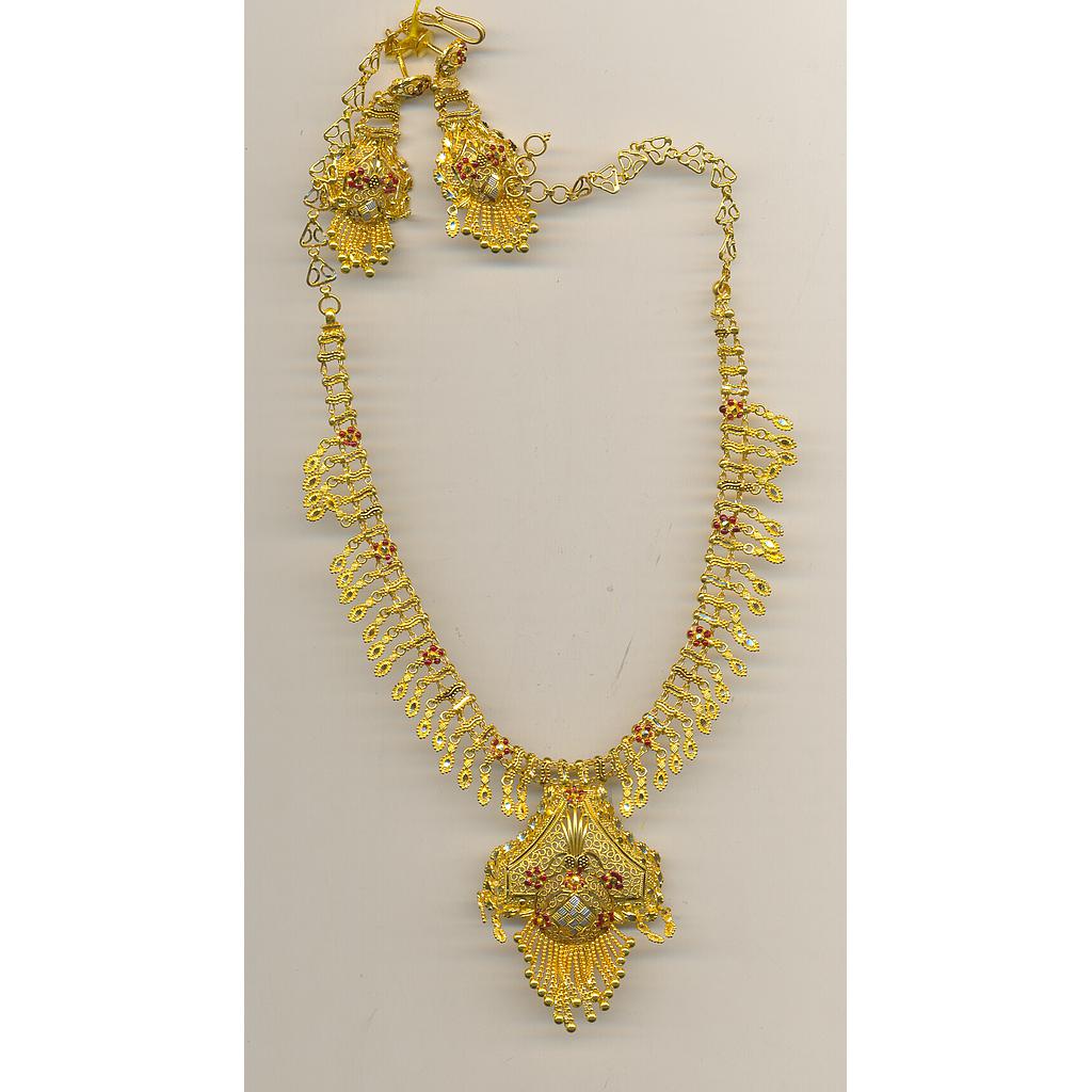 GOLD HALF SET ROUND PLAIN FANCY