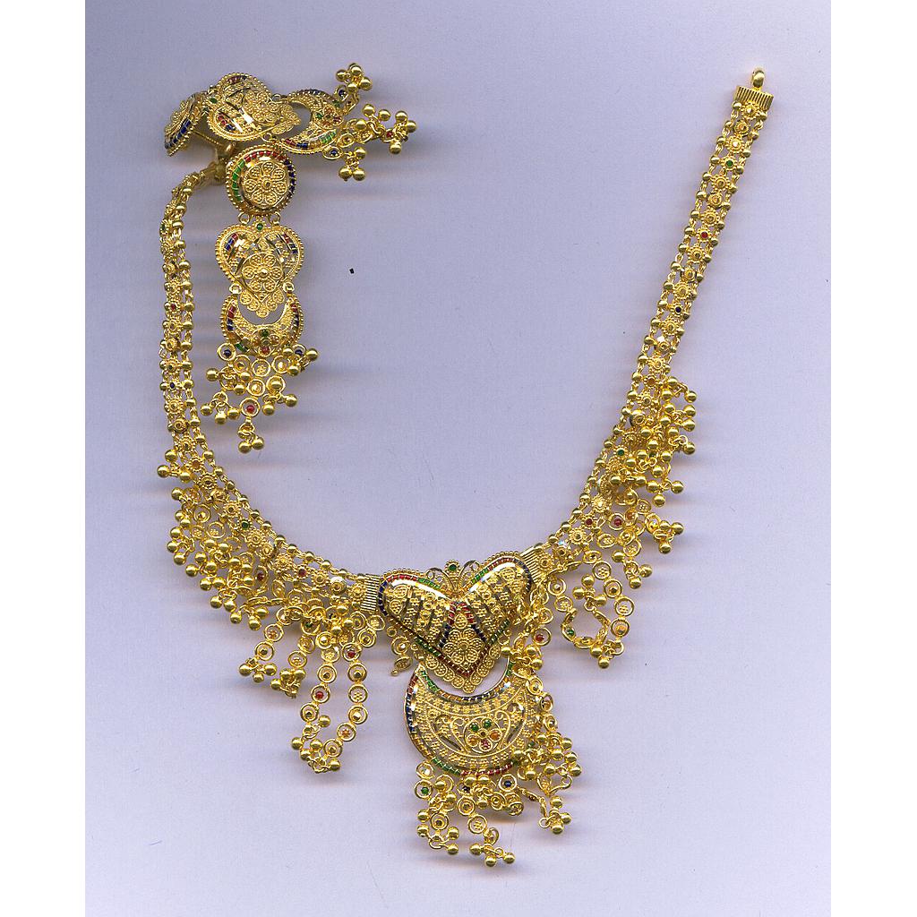 GOLD HALF SET ROUND PLAIN FANCY