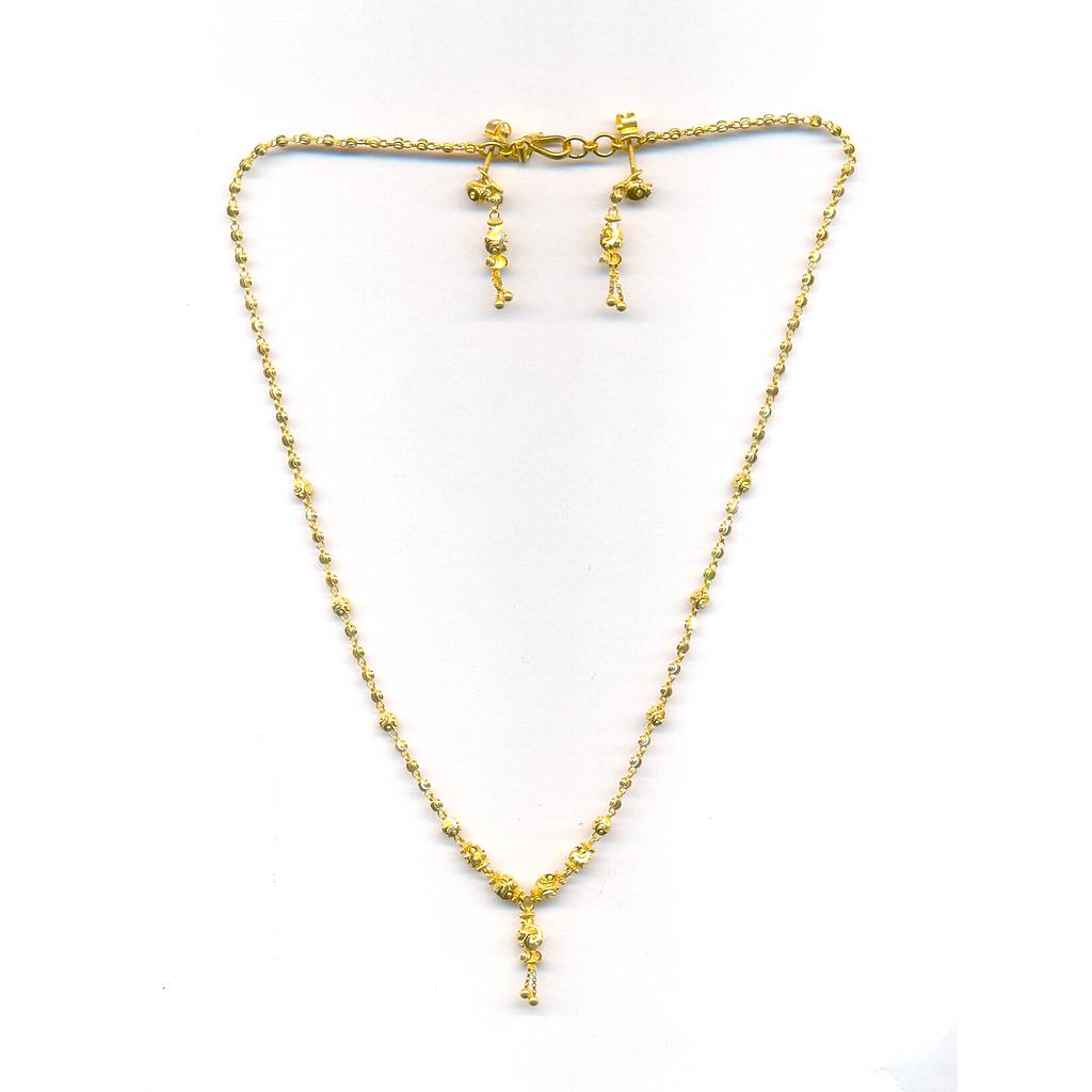GOLD HALF SET ROUND PLAIN FANCY
