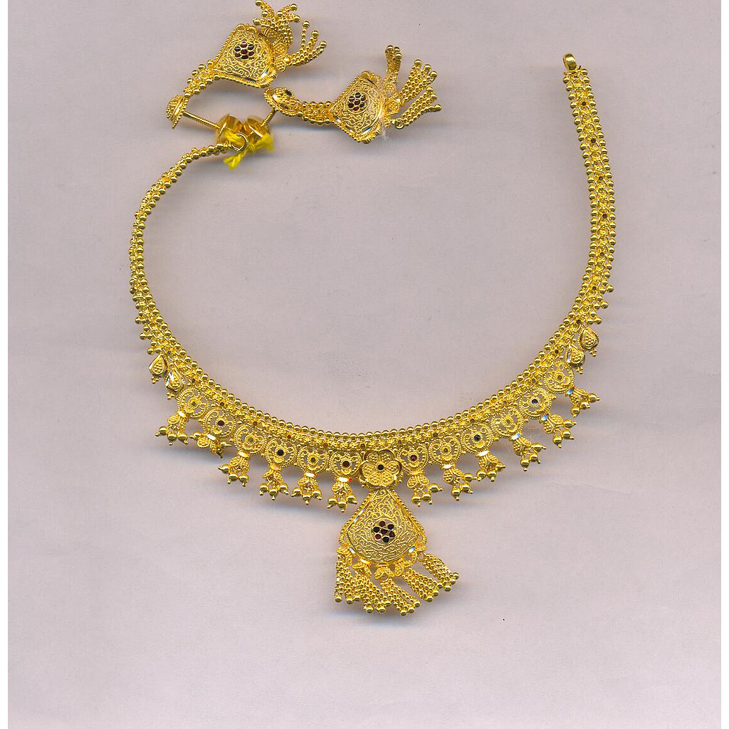 GOLD HALF SET ROUND PLAIN FANCY