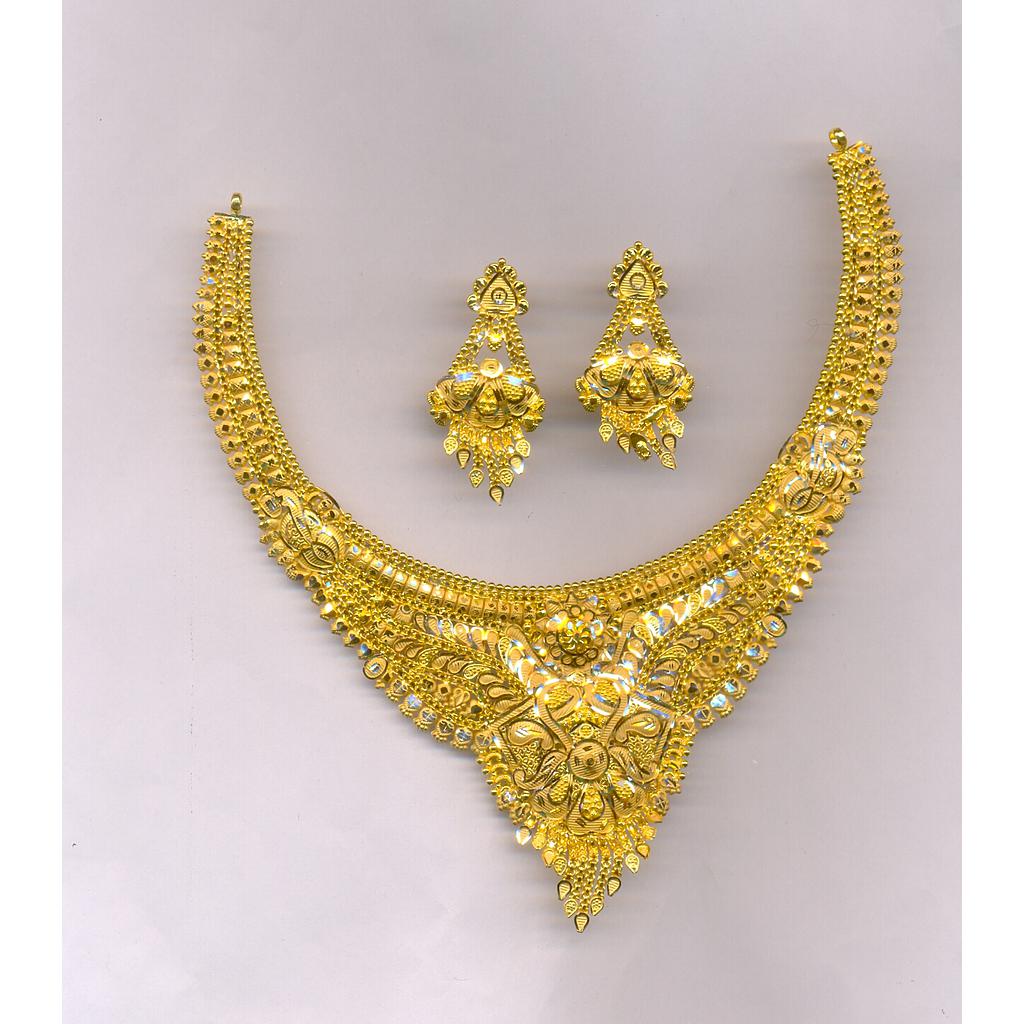 GOLD HALF SET ROUND PLAIN FANCY