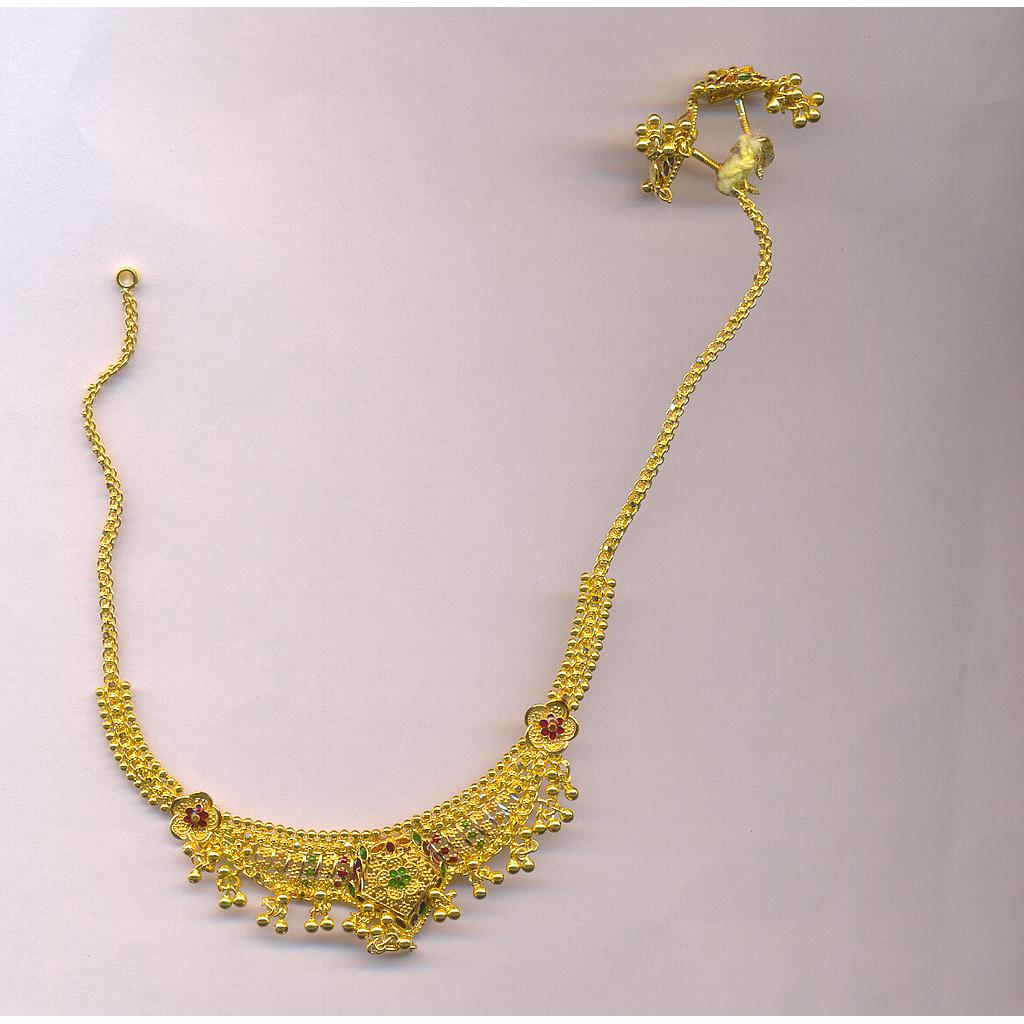 GOLD HALF SET ROUND PLAIN FANCY