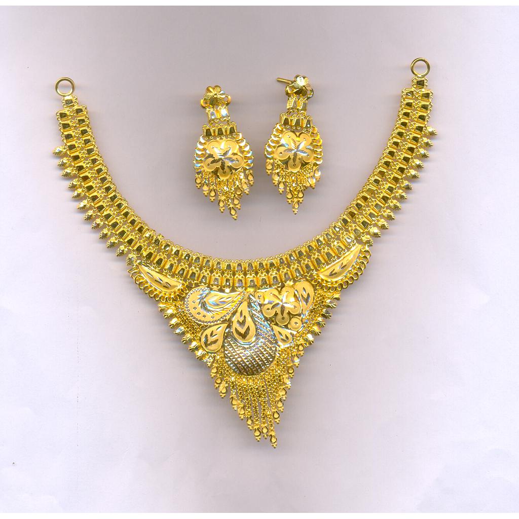 GOLD HALF SET ROUND PLAIN FANCY