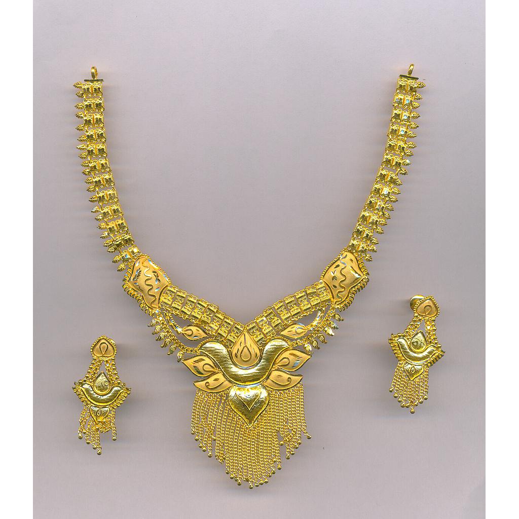 GOLD HALF SET ROUND PLAIN FANCY